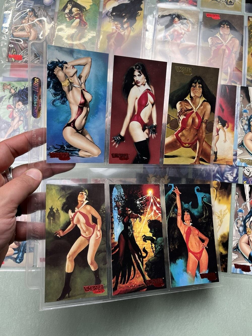 Vampirella Topps Trading Card Photo Lot 1995 Collectible Art Picture 42 Total